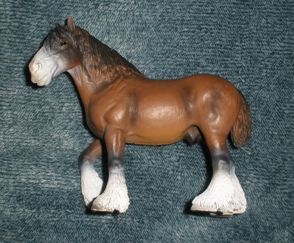 Schleich Clydesdale Stallion Gelding 2000 Draft Shire Horse Figure Retired 5