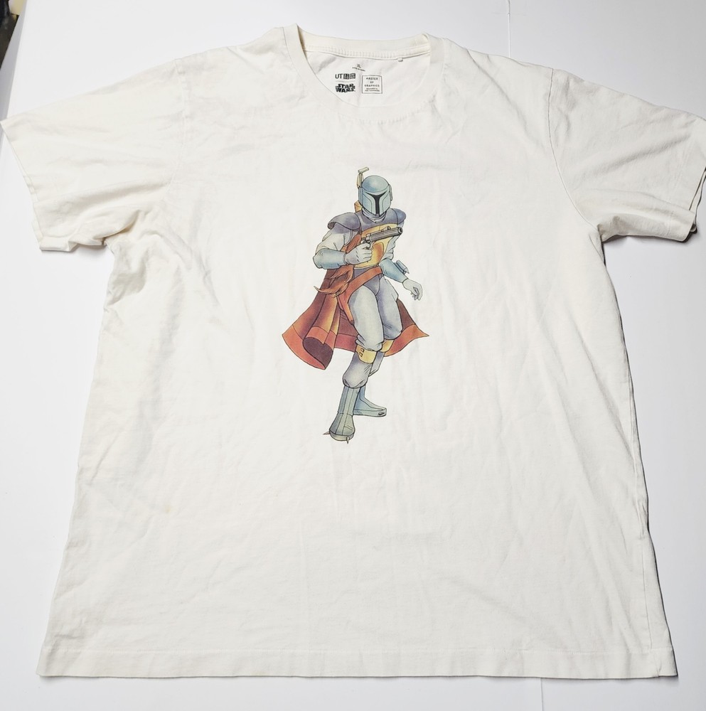 Uniqlo Star Wars Master of Graphics T-Shirt XL Jun Takahashi Boba Fett Droids