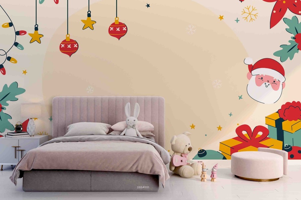 3D Christmas Illustration Wall Murals Wallpaper Murals Wall Sticker 43
