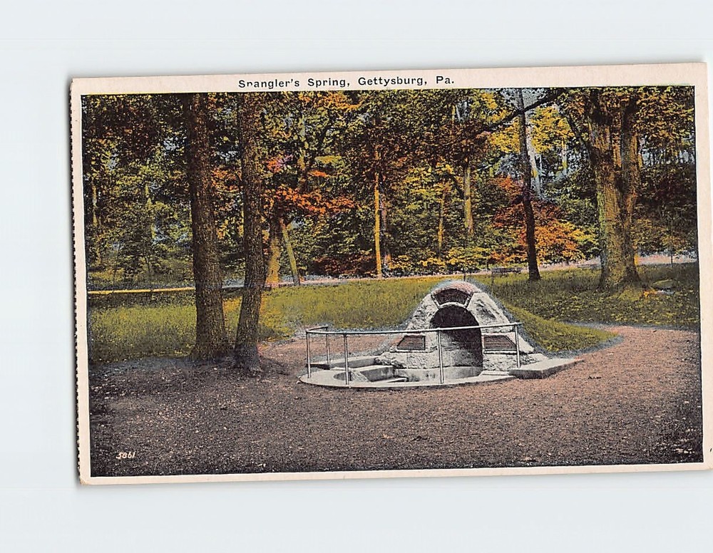 Postcard Spangler's Spring Gettysburg Pennsylvania USA