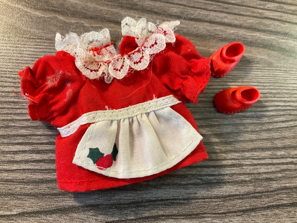 Mattel Barbie Kelly Doll Clothes Dress &  Shoes Set Lot # 34