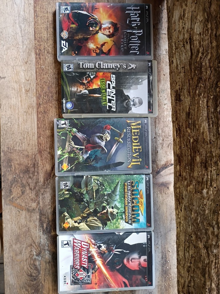 Lot of 10 PSP Games Opened But Well Taken Care Of