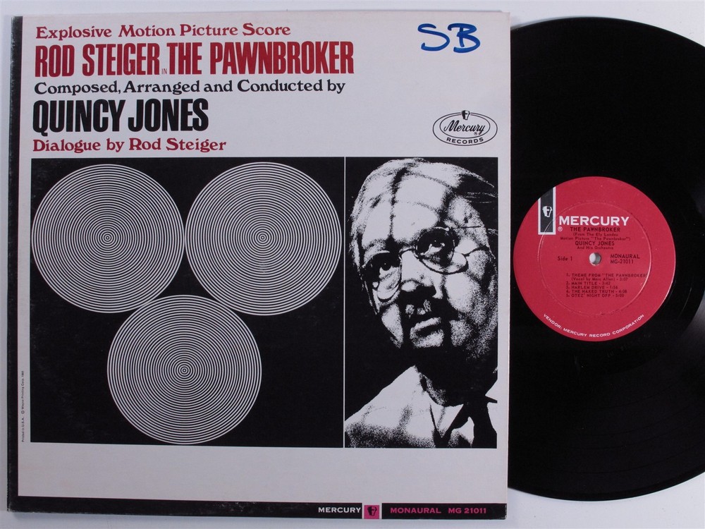 PAWNBROKER OST Quincy Jones MERCURY LP VG+ mono c