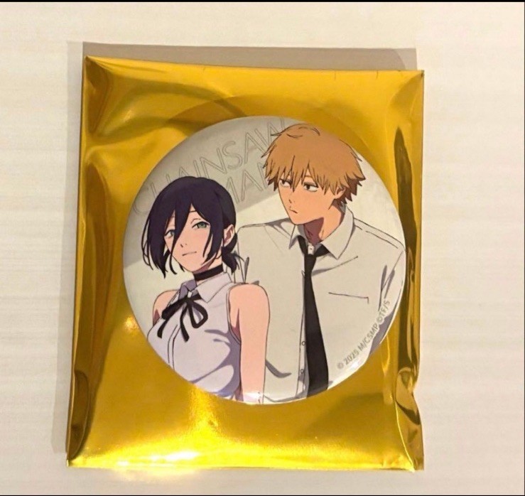 Chainsaw Man Movie Reze ArcButton Badge Pin Parco Denji & Reze