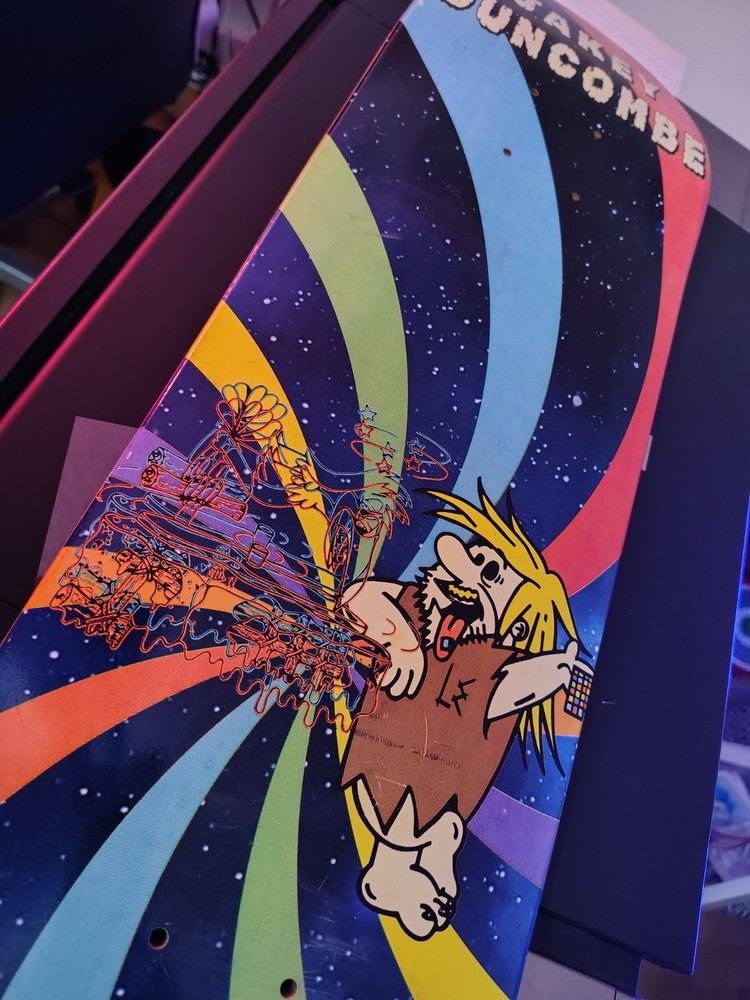 RARE Jakey Jake Duncombe Life Extension Flinstone Blind Skateboard Deck