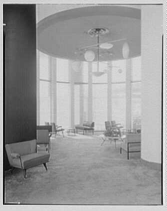 Di Lido Hotel, Collins Ave. and Lincoln Rd., Miami Beach, Florida. View to