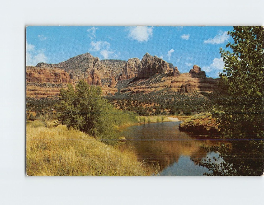 Postcard Wilson Mountain Oak Creek Canyon Arizona USA