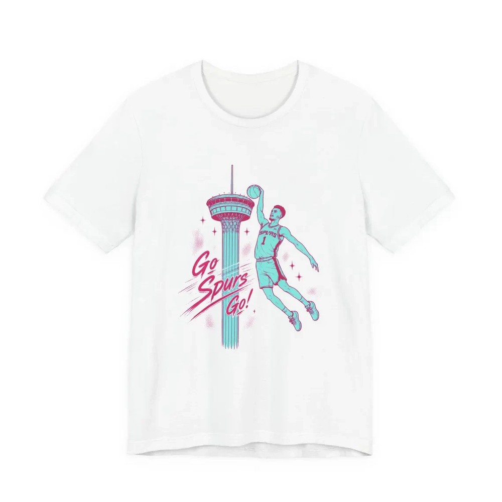 HOT! Vintage Go Spurs Go T-Shirt, Spurs Tee, wemby Basketball Fan Shirt Design