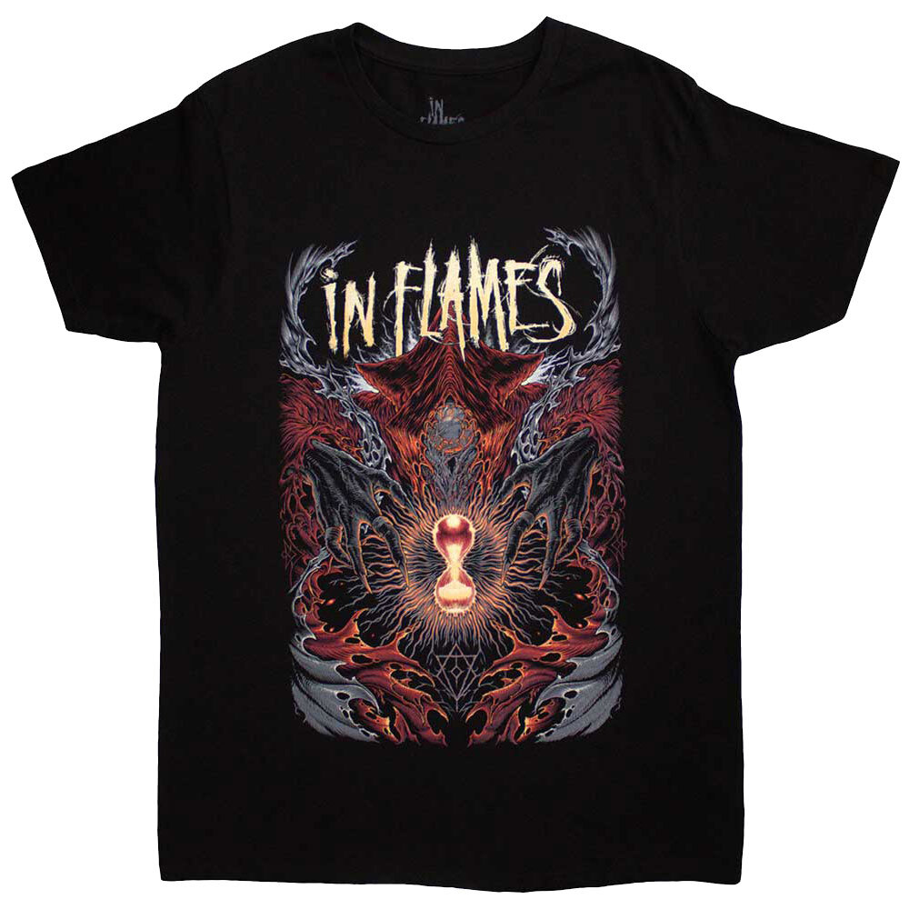 In Flames Ghost In My Head Band Logo Graphic T-Shirt for Metal Fans