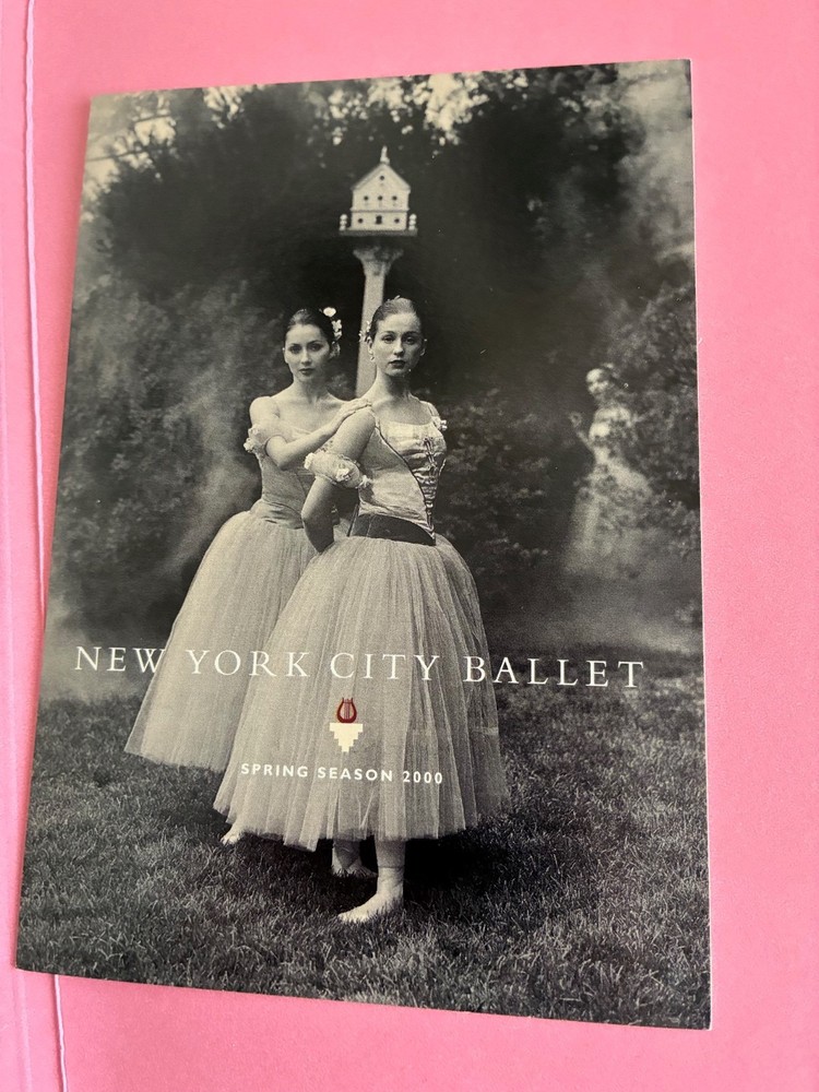 New York City Ballet Spring 2000 Postcard Elena Diner Jessy Hendrickson
