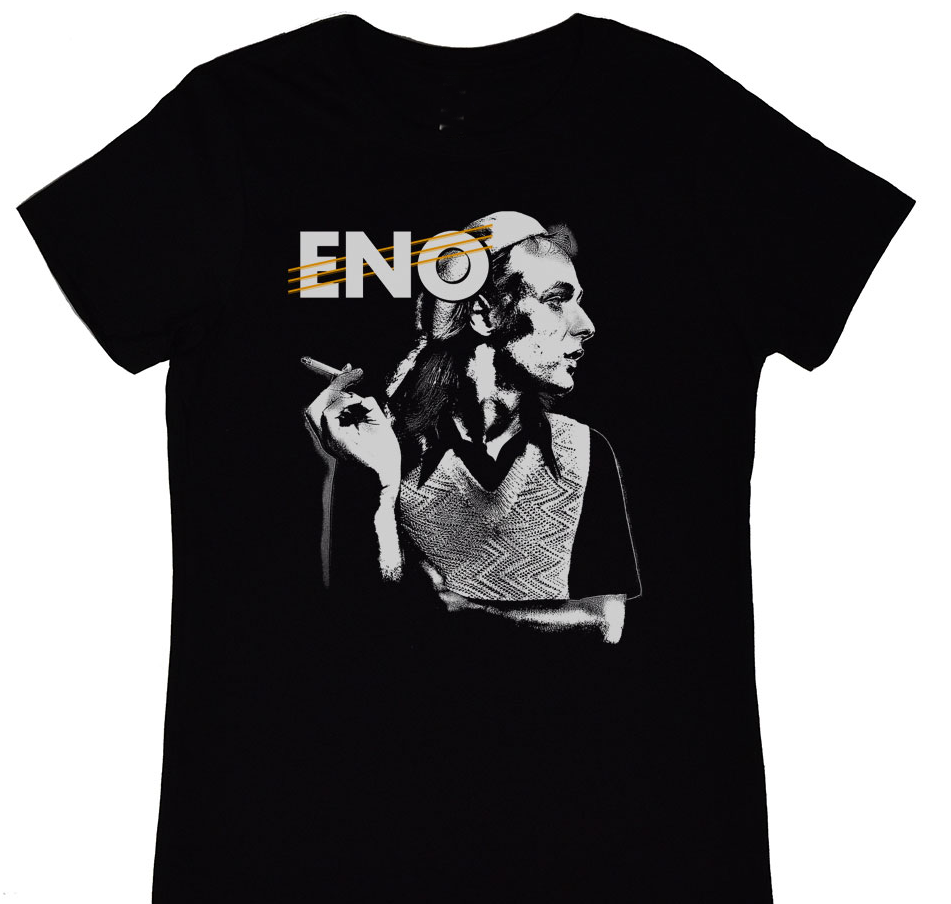 Rock Music Brian Eno Face Cotton T-Shirt All Size BT1057