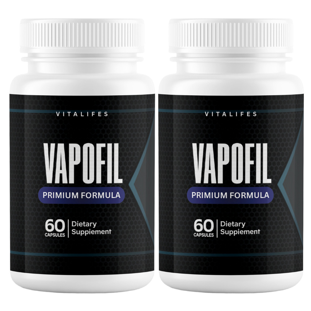 (2 Pack) Vapofil Advanced Male Pills Vapo Fil Formula Supplement 120 Capsules