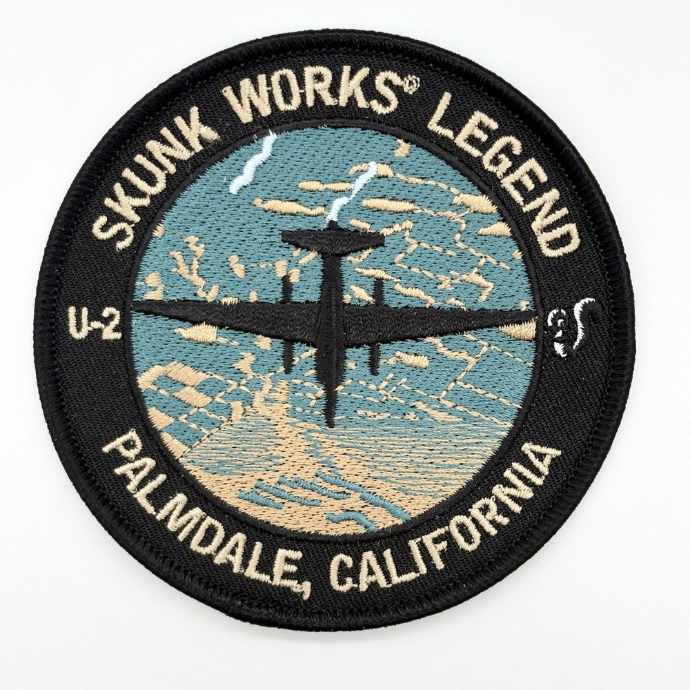 Lockheed Martin® Skunk Works®, U-2 Dragon Lady®, Palmdale, CA Patch, 3.5 in
