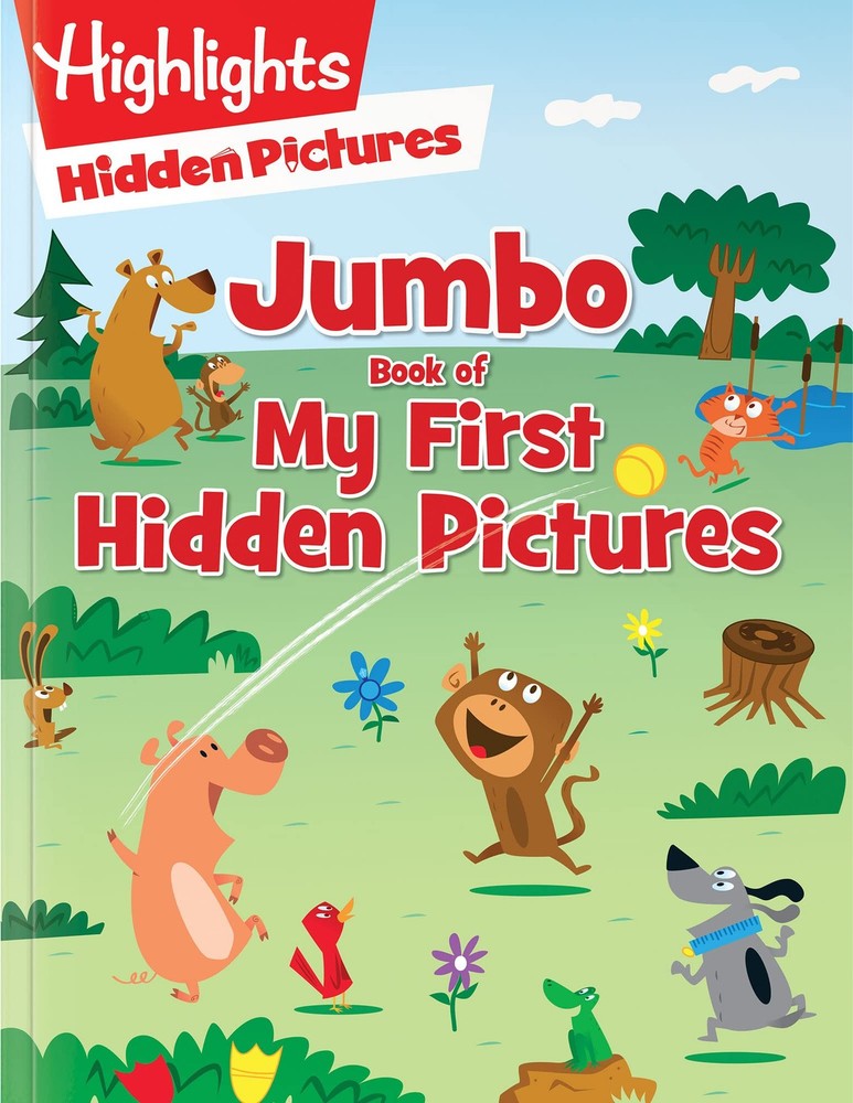 Jumbo Book of My First Hidden Pictures: 115+ Pictures Multicolor
