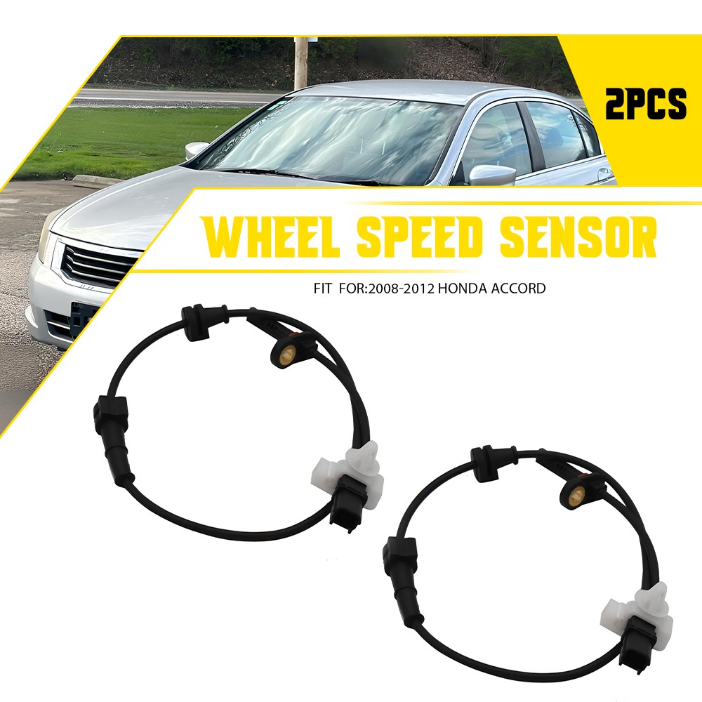 Set Of Wheel 2 Rear ABS Speed Sensor Fit Accord Honda EX 2008-2012 Coupe Sedan