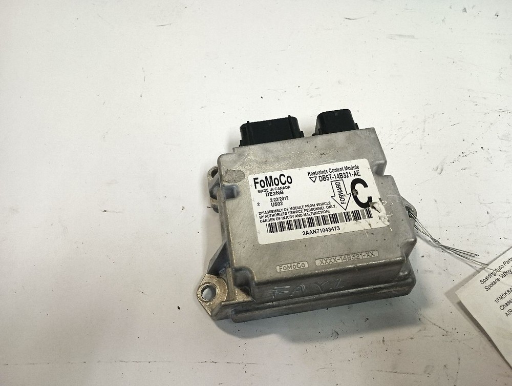 FORD DB5T-14B321-AE SRS Control Module from 2013 Explorer 11929205