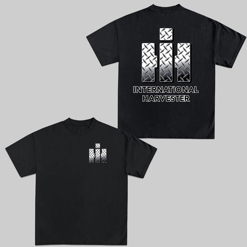 I.H. T-Shirt US Farm Equipment Graphic Tees Shirt For Farmers X-mas Gift