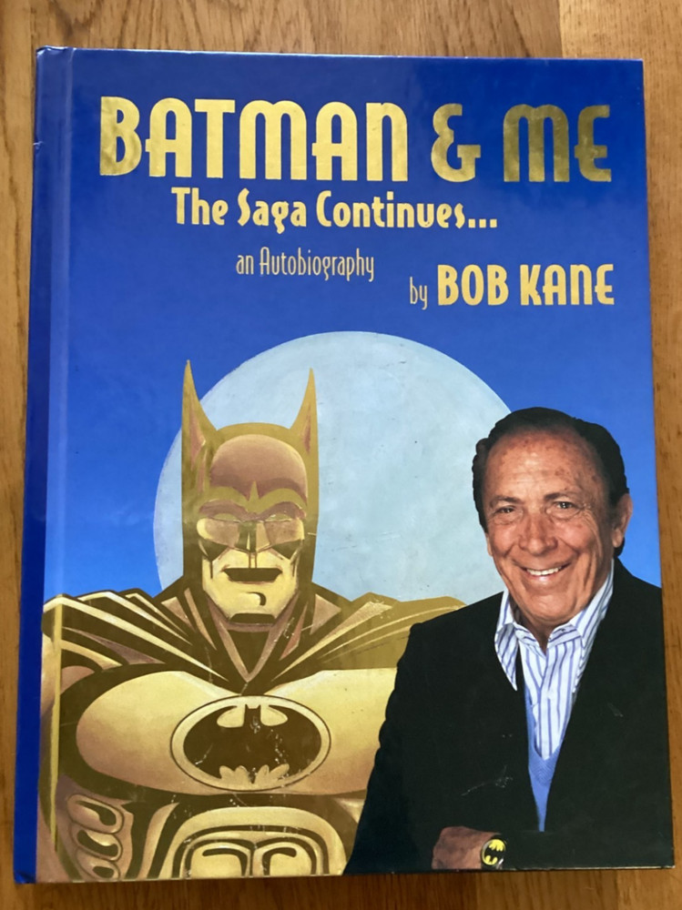 BOB KANE AUTOGRAPHED 