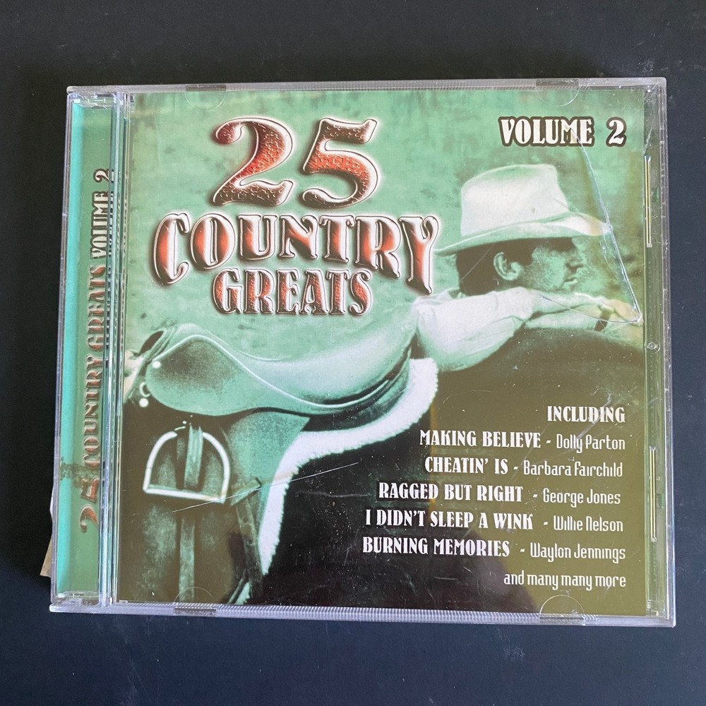 25 Country Greats Vol 2 CD Frankie Laine Dolly Parton Willie Nelson Country