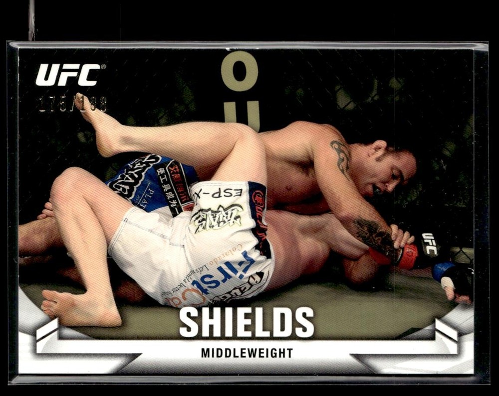 2013 Topps UFC Knockout Jake Shields Gold #/188 HSC