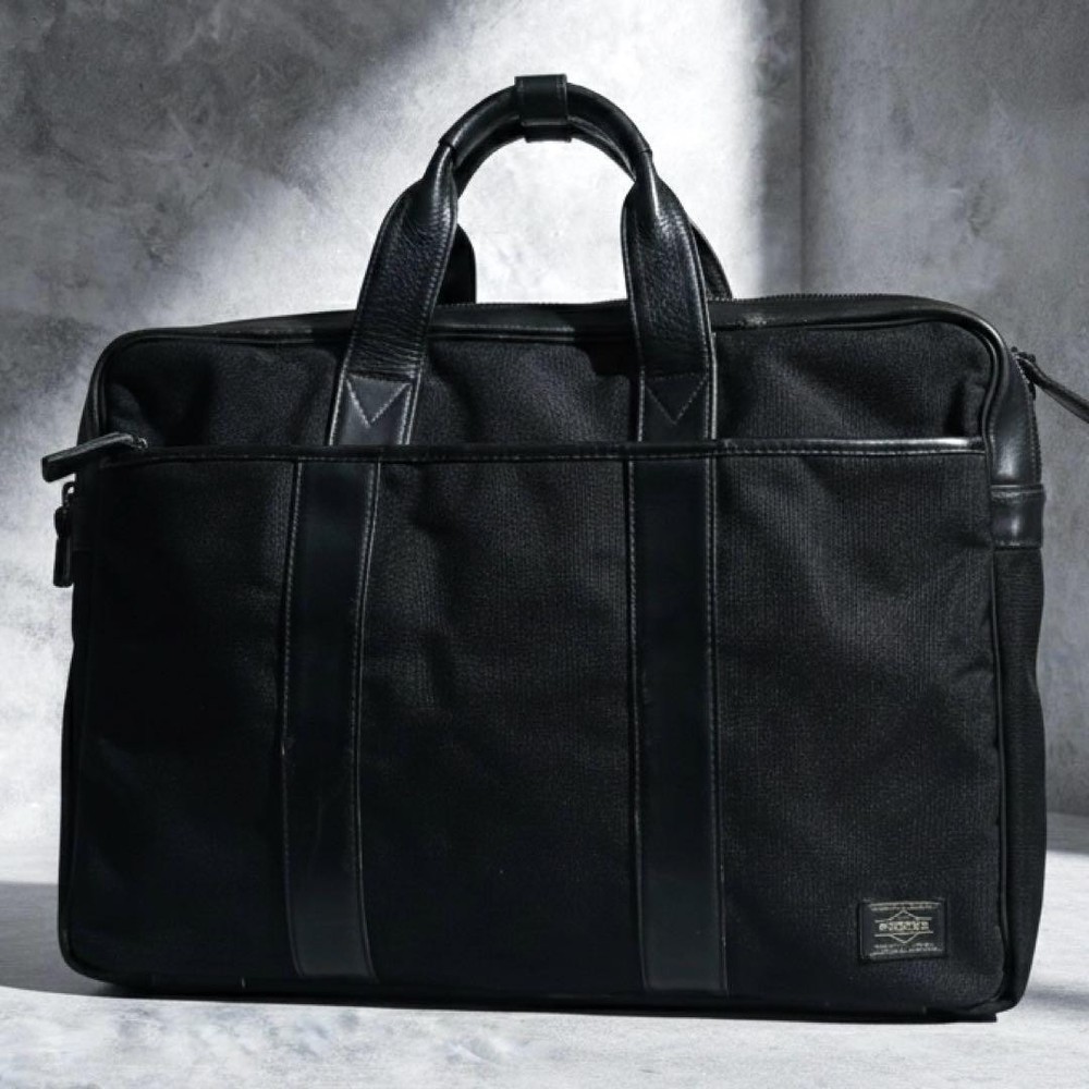 PORTER yoshida bag Tote briefcase business black men's vintage rare Authentic