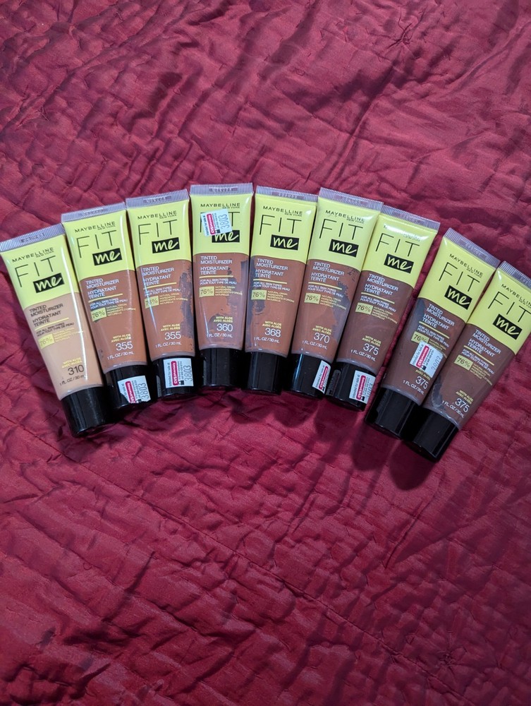 Maybelline Fit Me Tinted Moisturizer - Pack of 9