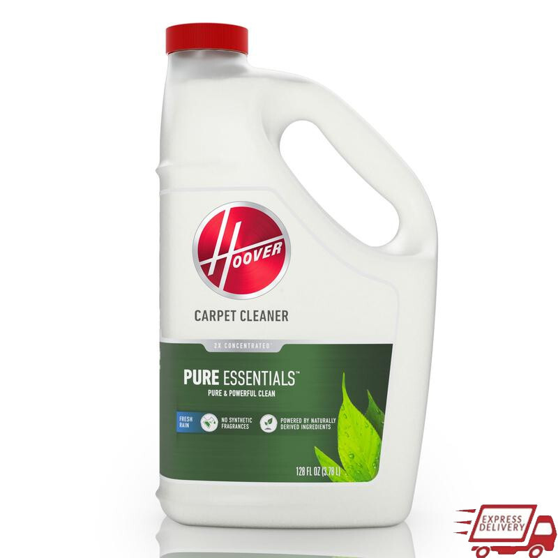 Plant Powered Carpet Cleaner Natural Stain Remover 128 oz Fresh Rain Scent