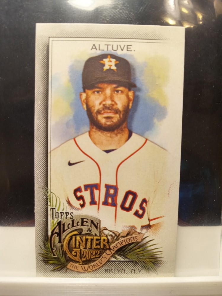 2022 Topps Allen Ginter Mini A&G Back Jose Altuve Houston Astros Card #96