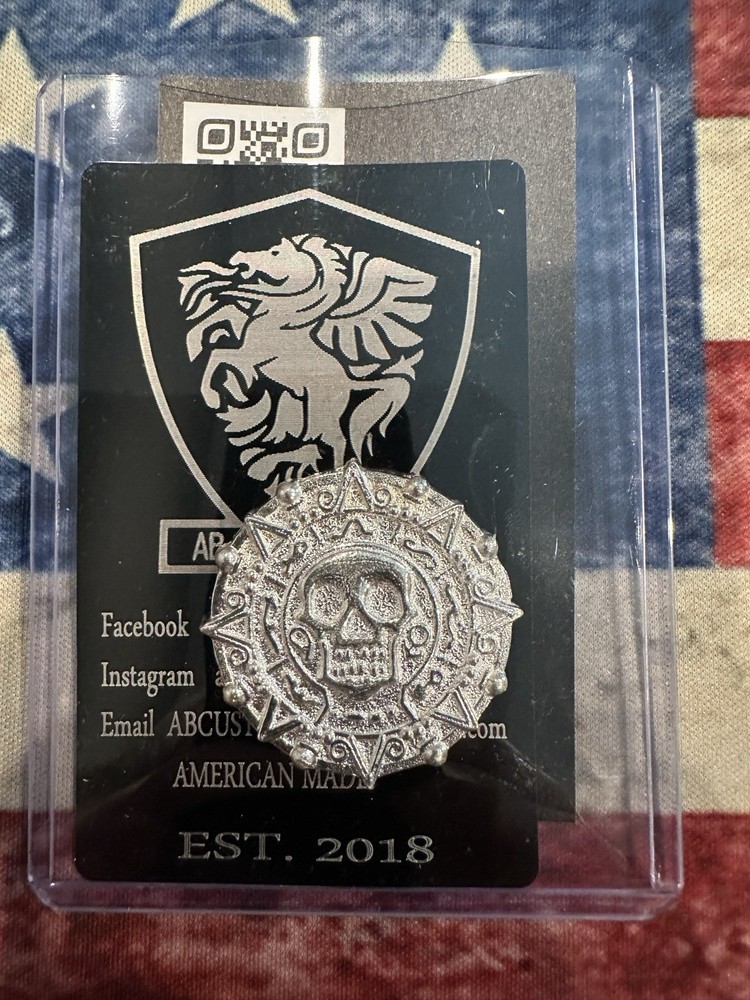 Pirate Coin .999 Fine Silver Round AB Custom Silver Bullion Troy Oz Like Metals