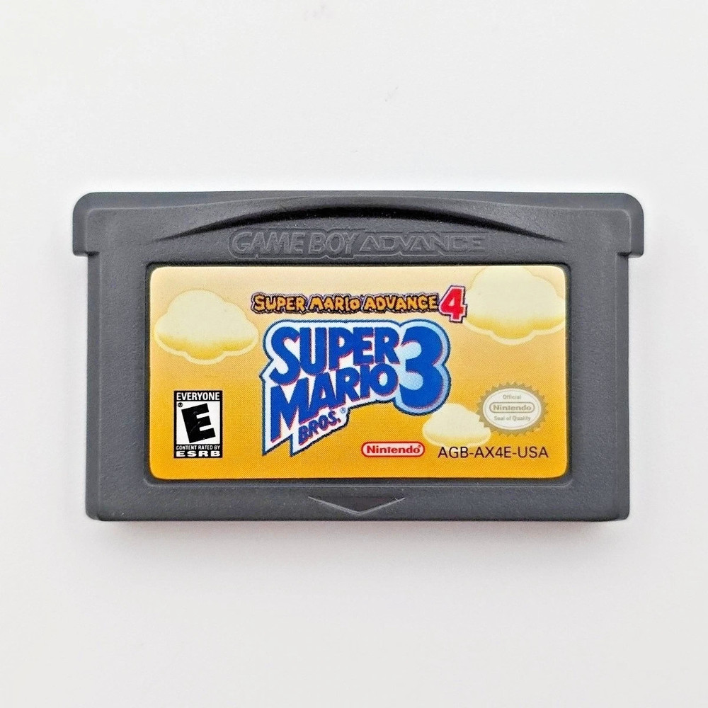 Super Mario Advance 4-Super Mario Bros. 3 Games For For Game boy Advance (GBA)