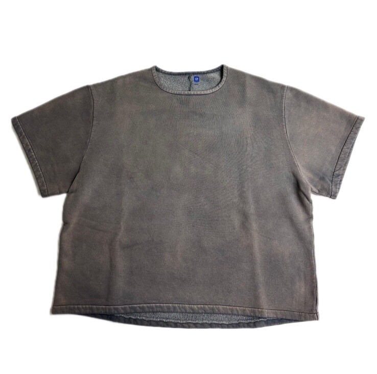 Yeezy Gap Balenciaga Unreleased Fleece Yoke Tee Pavement Grey Mens XL