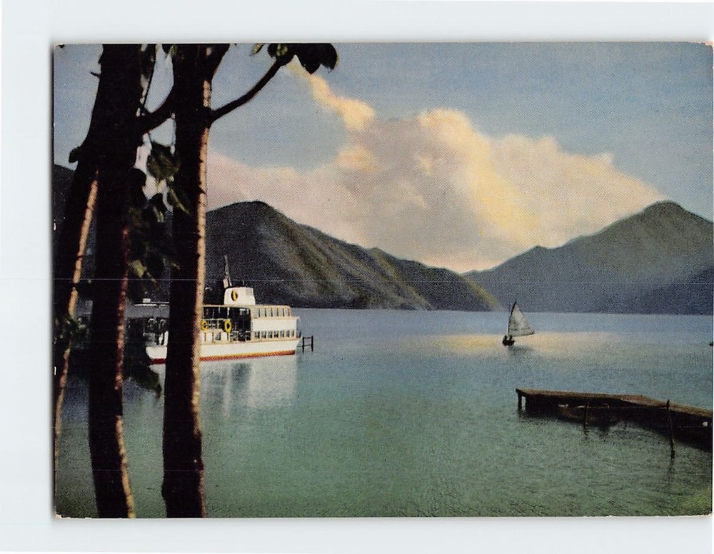 Postcard Lake Chuzenji Nikko Japan