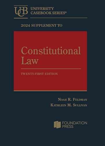 Constitutional Law, 21st, - Paperback, by Feldman Noah; Sullivan - Very Good