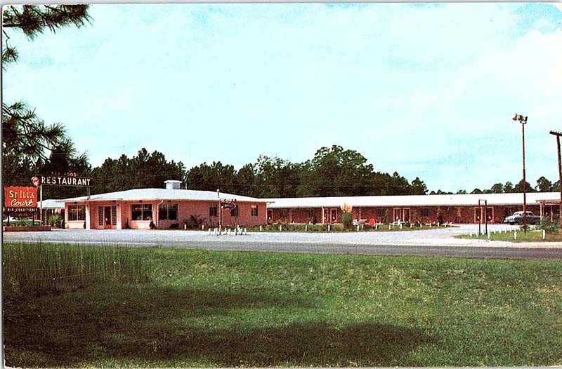 Postcard RESTAURANT SCENE Nahunta Georgia GA m/09 AJ2920