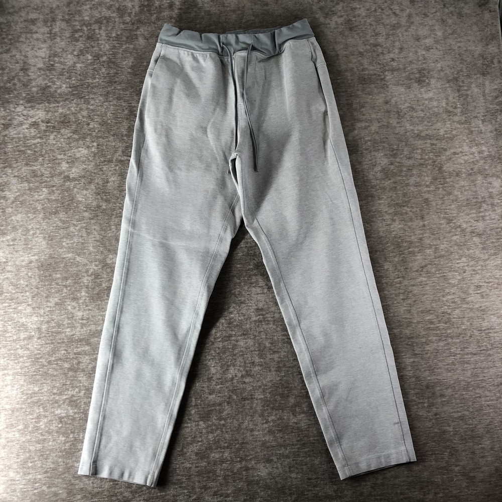 Lululemon City Sweat Jogger French Terry Gray Men's Size Medium Drawstring Logo