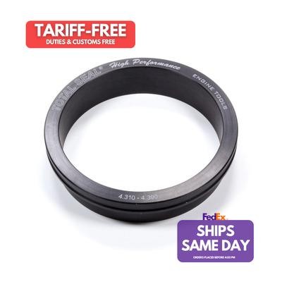 Total Seal 8925, One Black Aluminum Piston Ring Squaring Tool - 4.310-4.390 Bore
