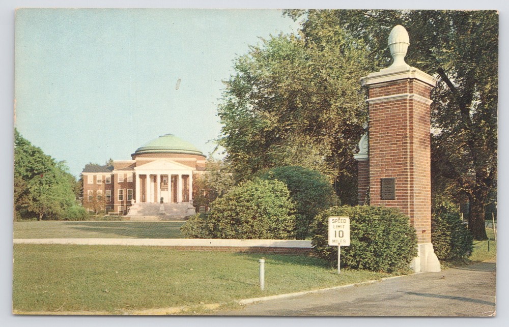 Plastichrome~Administration Bldg~University Of Louisville~Kentucky~f1778~Vintage