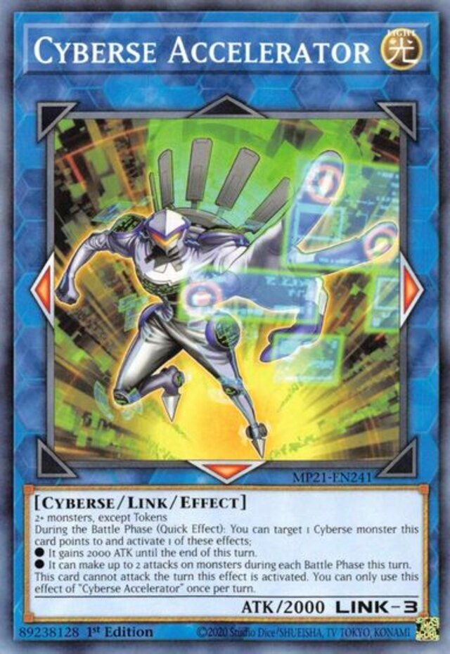 Yugioh Cyberse Accelerator MP21-EN241 Common 1st Edition Near Mint English