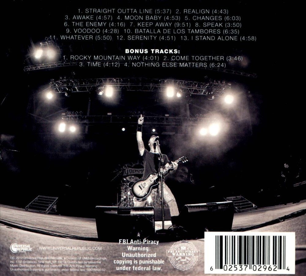 GODSMACK LIVE AND INSPIRED [CLEAN] NEW CD
