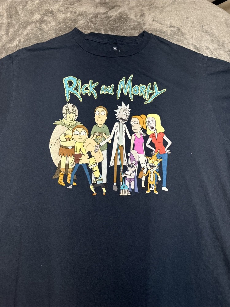 Rick & Morty Unisex T-Shirt Size large Sitcom Cartoon Network Ripple Junction