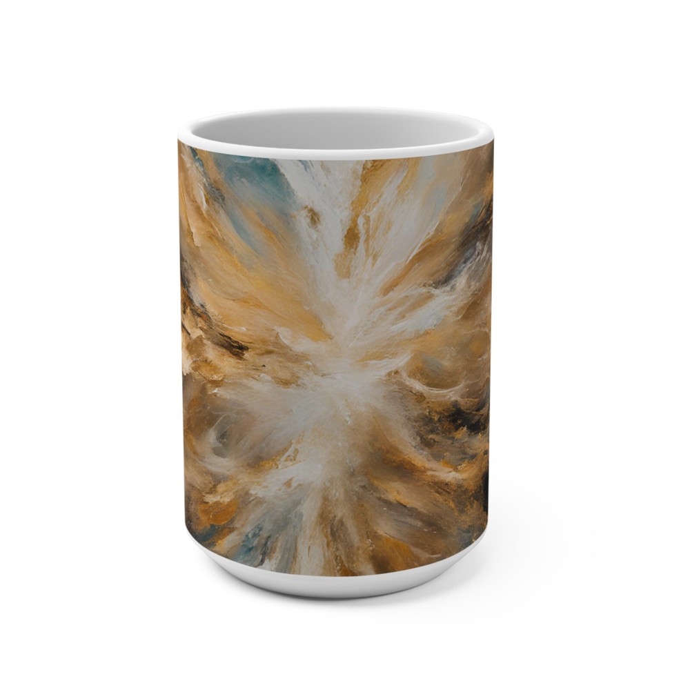 Abstract Emotion Mug 15oz, Colorful Artwork, Deep Feelings, Heaven, Large Mug