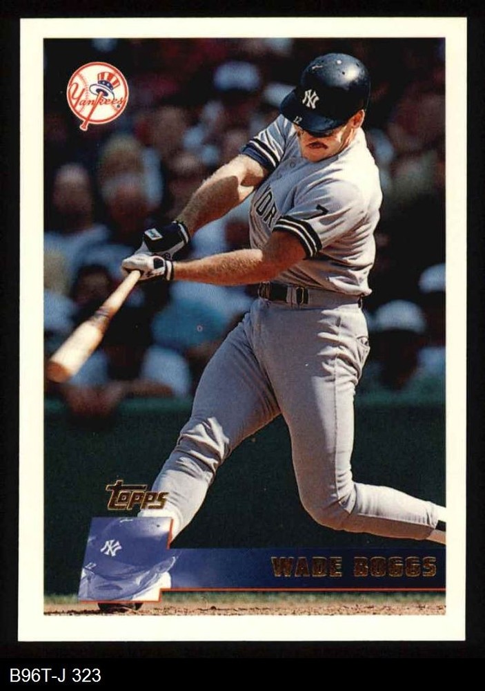 1996 Topps #323 Wade Boggs Yankees HOF 8 - NM/MT