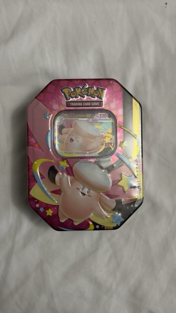 Pokémon TCG: Mega Moonlit Tin (Mega Clefable ex) - New & Factory Sealed