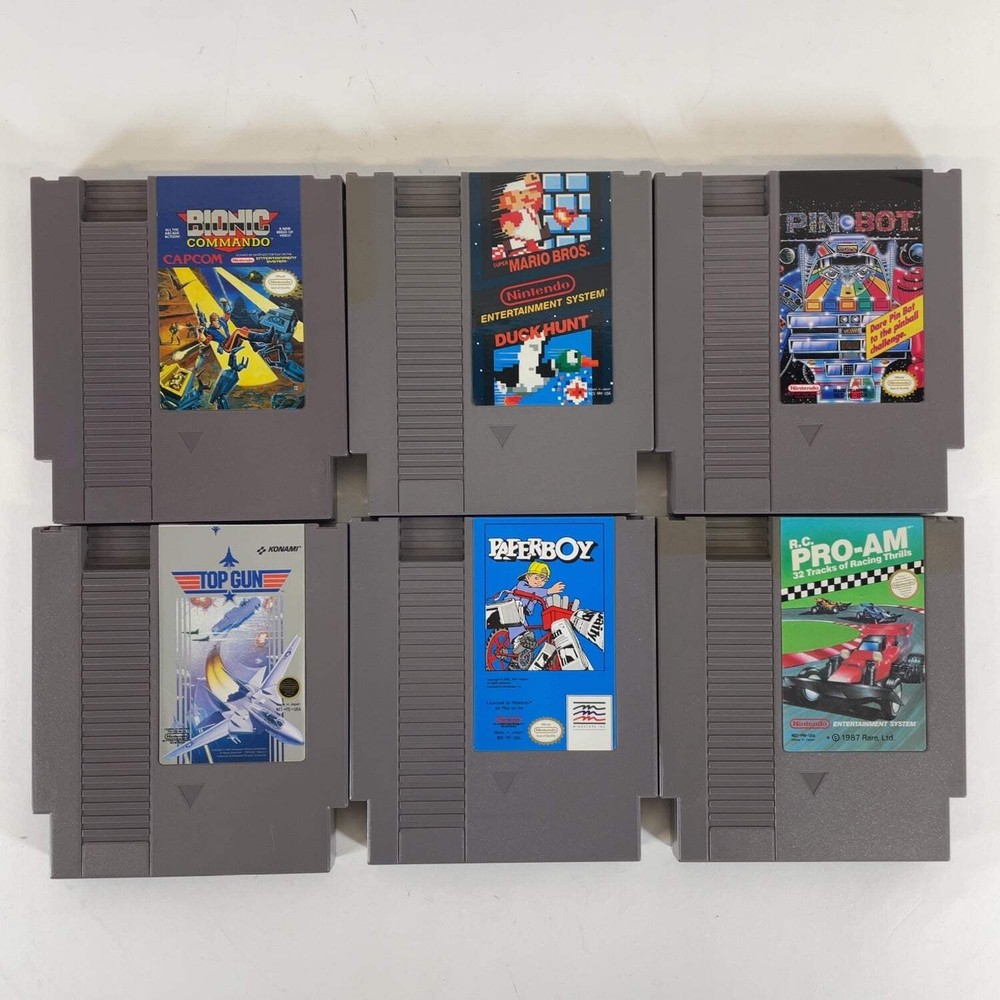 Lot of 6 Nintendo NES Games