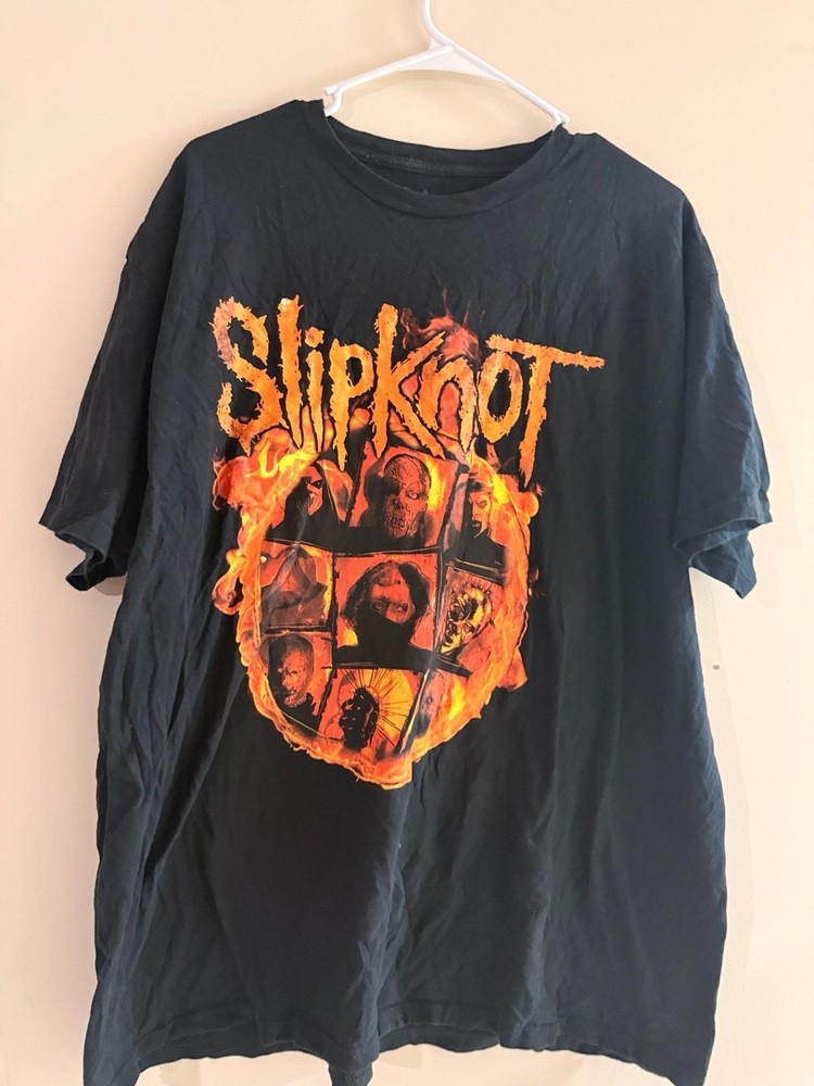 Slipknot We Are Not Your Kind Fire Graphic Band T-Shirt XXL