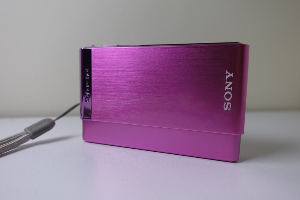 Sony Cyber-shot DSC-T90 12.1MP Digital Camera Pink with Charger