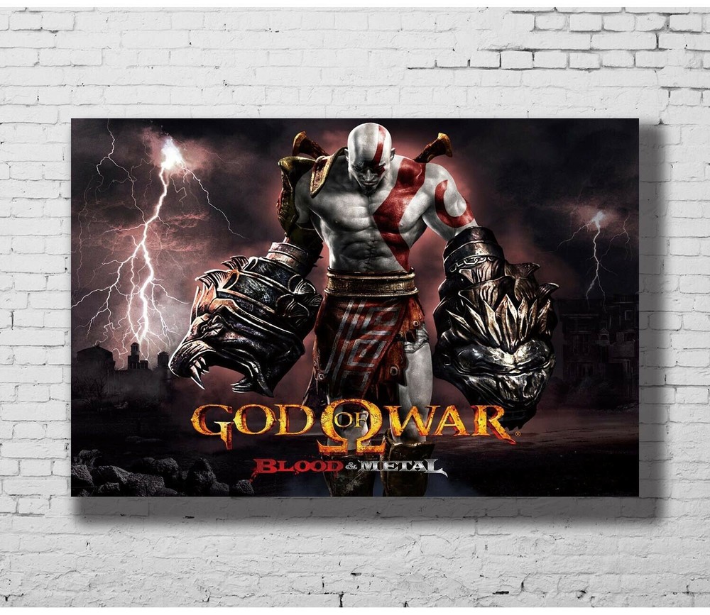 368435 Kratos - God of War Game Art Decor Wall Print Poster