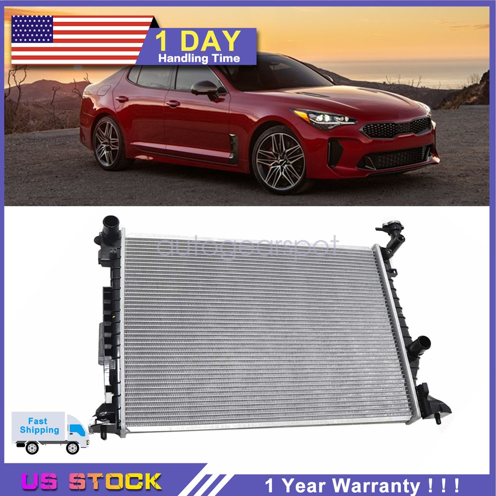 For Genesis G70 2019-2023 for Kia Stinger 2018-2023 V6 3.3L New Radiator