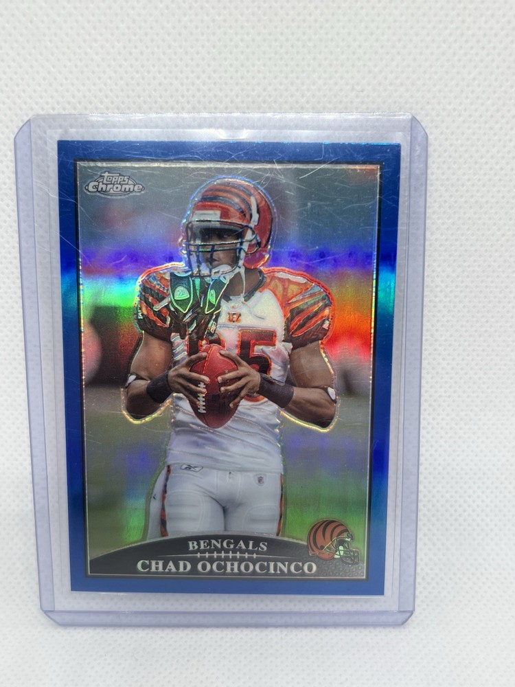 2009 Topps Chrome Chad Ochocinco Bengals Refractor Blue Tc79 🏈🔥🐐