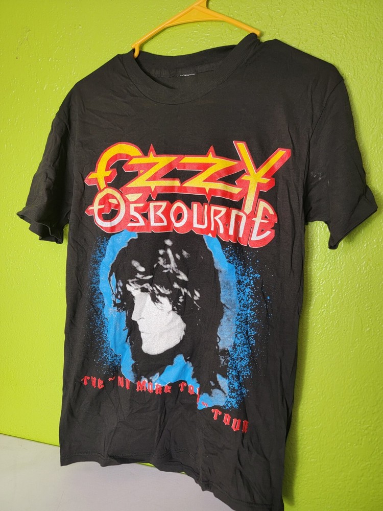 Vintage Ozzy Osbourne No More Tours 1992 Single Stitch Tour Rare Slaughter Ugly